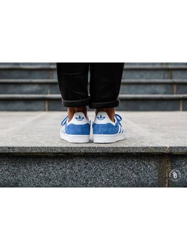 Gazelle Super Essential Low Top Sneakers Blue - ADIDAS - BALAAN 4