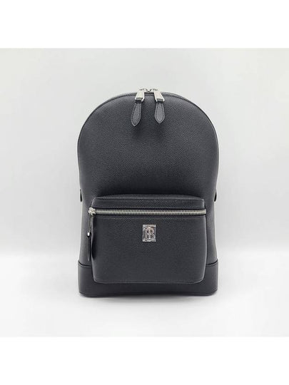 Logo Grained Leather Cross Bag Black - BURBERRY - BALAAN 2