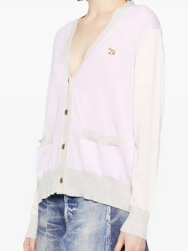 Maison Kitsune Baby Fox Women s Color Block Cardigan MW00505 P603 - POLO RALPH LAUREN - BALAAN 3