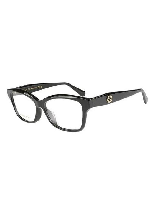 Eyewear Square Acetate Eyeglasses Black - GUCCI - BALAAN.