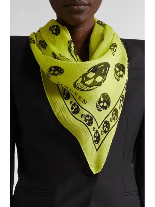 Alexander McQueen Silk Classic Skull Scarf - ALEXANDER MCQUEEN - BALAAN 2