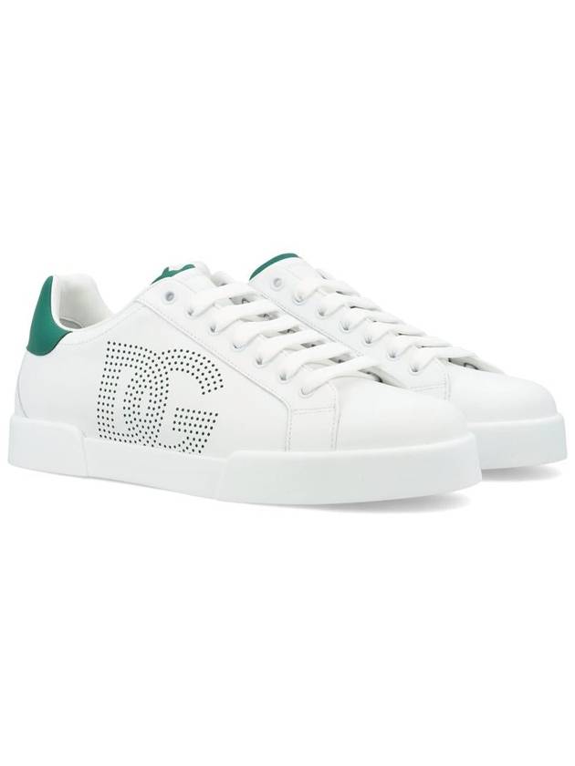 Portofino Calfskin Low Top Sneakers White - DOLCE&GABBANA - BALAAN 3