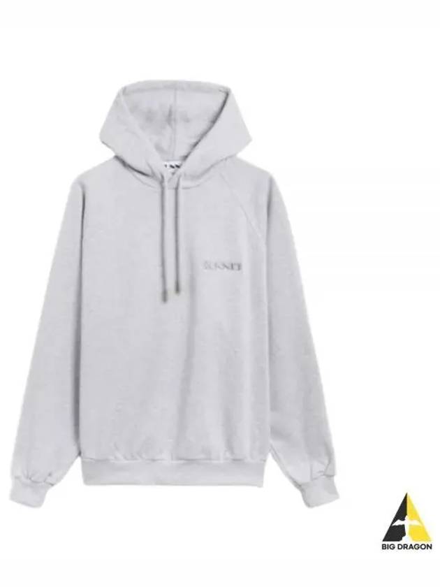 SMALL LOGO EMBROIDERED HOODIE PRTWXJER008 JER010 7215 hooded sweatshirt - SUNNEI - BALAAN 1