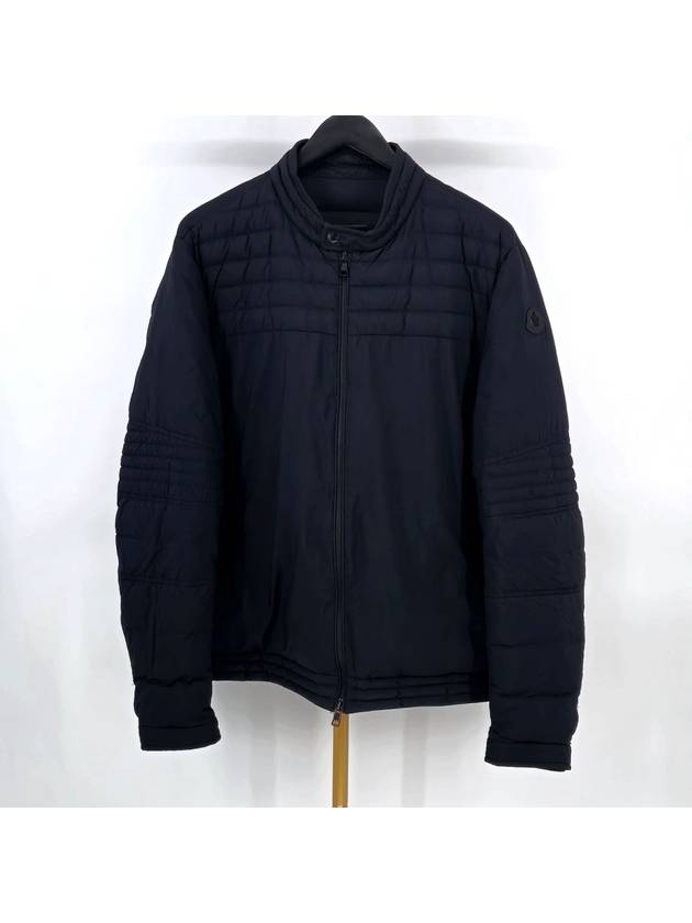 Black Waffen Padded Jumper Navy Size 6 - MONCLER - BALAAN 2