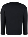 Wappen Patch Crew Neck Knit Top Black - STONE ISLAND - BALAAN 4