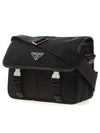 Re-Nylon Saffiano Shoulder Bag Black - PRADA - BALAAN 3