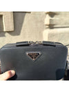 Brique Saffiano Leather Cross Bag Black - PRADA - BALAAN 5