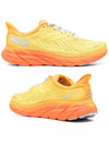 Clifton 8 Mesh Running Low Top Sneakers Yellow - HOKA ONE ONE - BALAAN 2