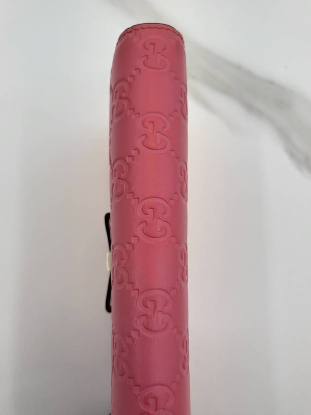 Cima Signature Pink Long Wallet 388679 - GUCCI - BALAAN 2