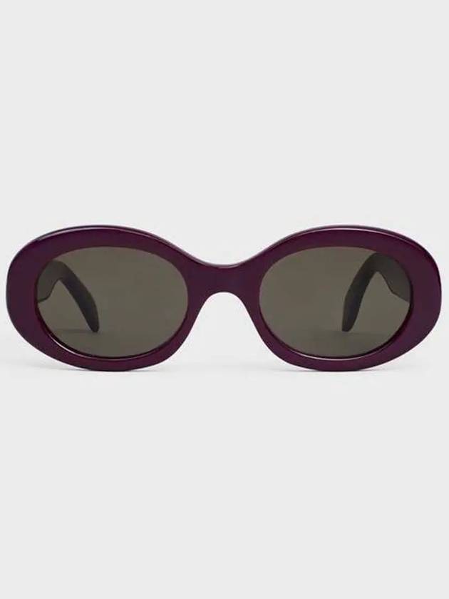 Eyewear Triomphe Acetate Sunglasses Aubergine - CELINE - BALAAN 2