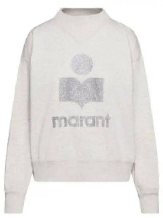 Women's Moby Logo Print Sweatshirt Ecru - ISABEL MARANT - BALAAN 2