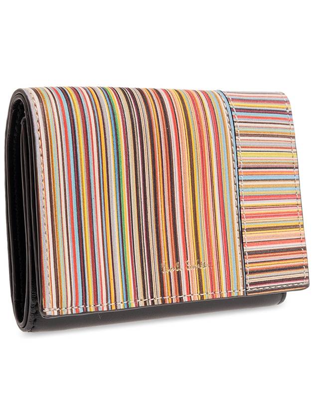 Signature Stripe Mini Tri-Fold Wallet W1A7595LSIGAO92 B0710933827 - PAUL SMITH - BALAAN 5