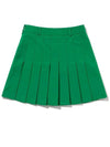 Logo color combination pleated skirt GREEN - 20THHOLE - BALAAN 2