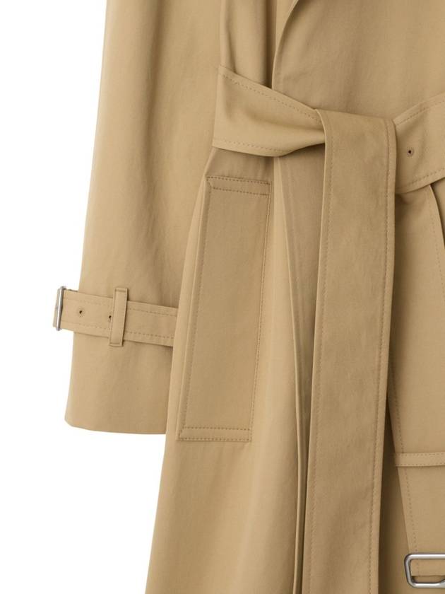 Notched Lapel Trench Coat Beige - BURBERRY - BALAAN 4