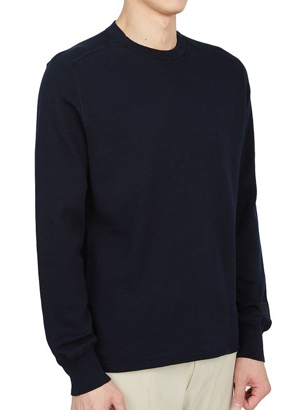 Cotton Knit Top Navy - CP COMPANY - BALAAN 4