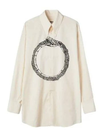 MM6 snake print shirt off white - MAISON MARGIELA - BALAAN 1