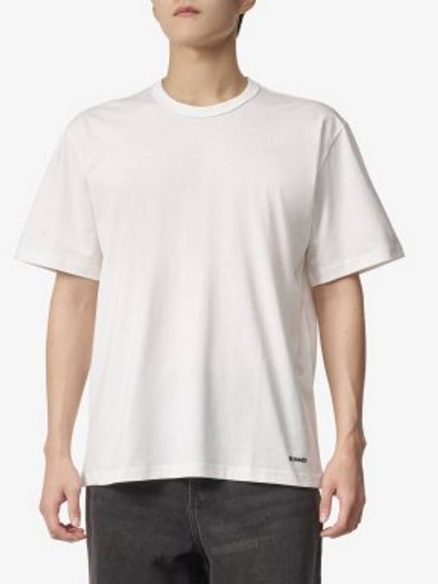 Classic Small Logo Print Short Sleeve T-Shirt Off White - SUNNEI - BALAAN 2