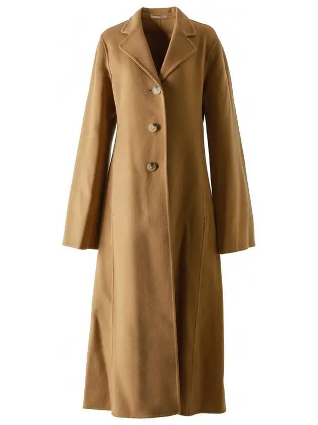 A-Line Cashmere Wool Single Coat Camel - ACNE STUDIOS - BALAAN 3