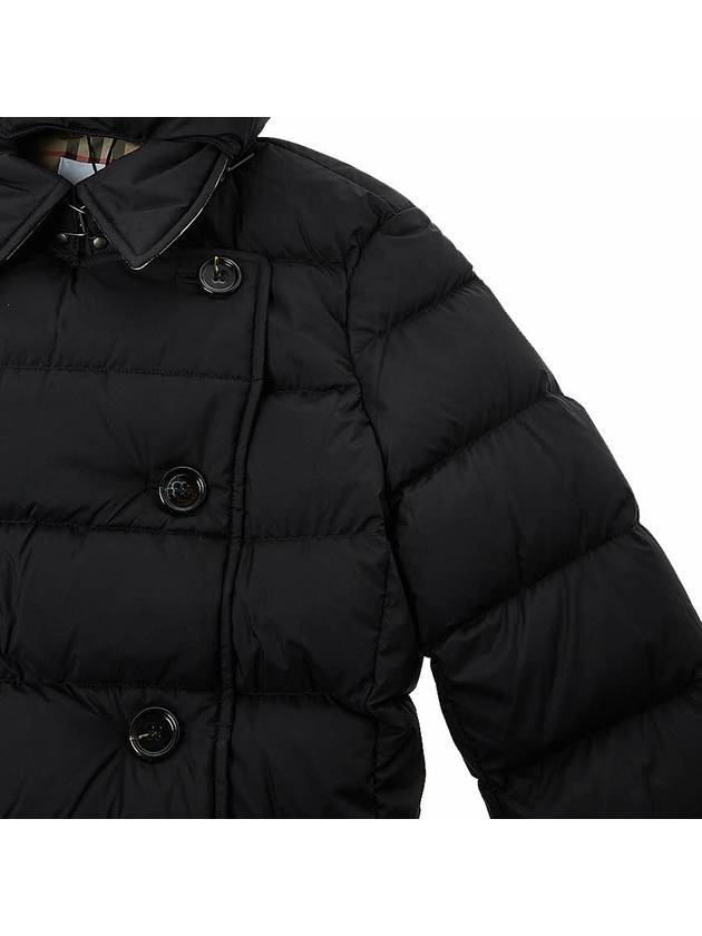 Detachable Hoodie Puffer Coat Padded Black - BURBERRY - BALAAN 11