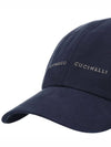 Embroid Logo Ball Cap Navy - BRUNELLO CUCINELLI - BALAAN 4