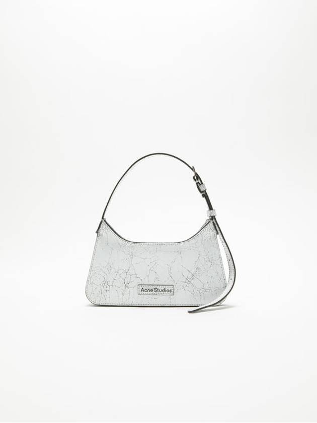 Platt Micro Leather Shoulder Bag White - ACNE STUDIOS - BALAAN 2