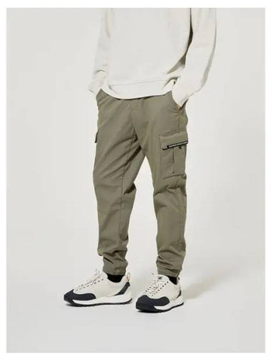 KODAK Apparel Essential Woven Debonding Brushed Slim Cargo Jogger Pants KHAKI - KODO - BALAAN 1