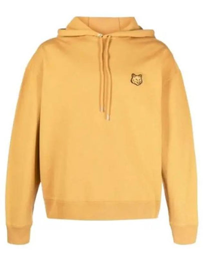 Bold Fox Head Patch Oversize Hoodie Yellow - MAISON KITSUNE - BALAAN 2