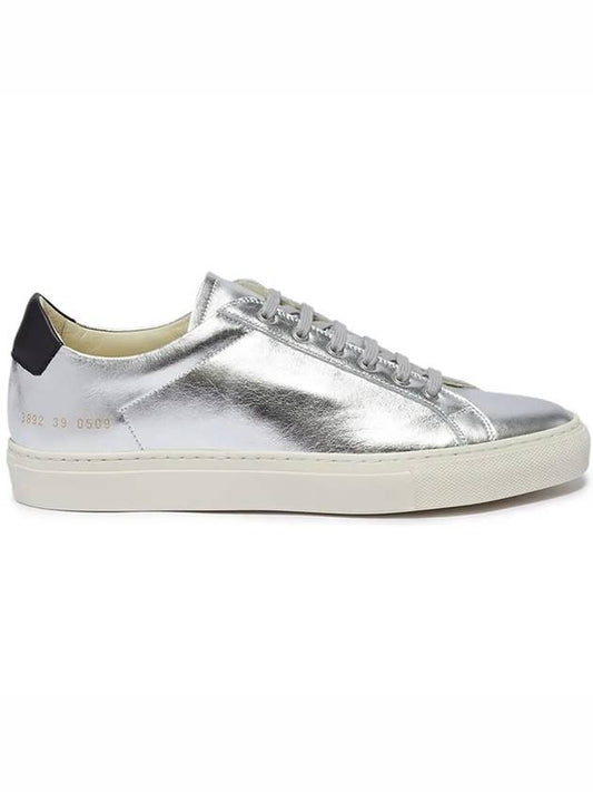 Achilles Retro Low Top Sneakers Silver - COMMON PROJECTS - BALAAN 2