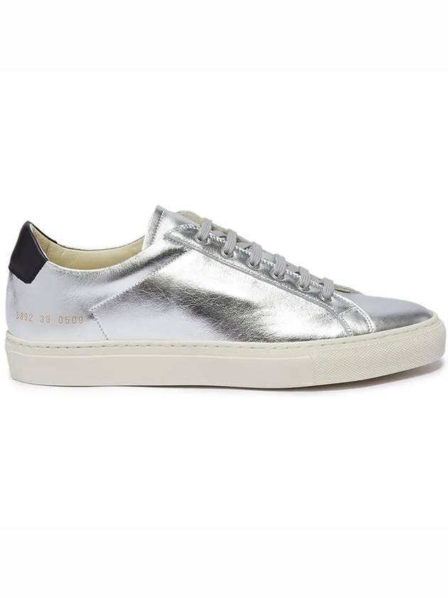 Achilles Retro Low Top Sneakers Silver - COMMON PROJECTS - BALAAN 3