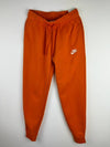 Sportswear Club Fleece Mid-Rise Track Pants Orange - NIKE - BALAAN 2