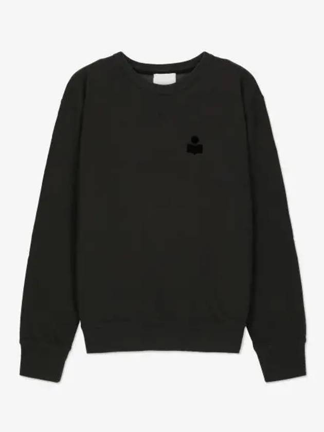 Mike Logo Cotton Sweatshirt Faded Black - ISABEL MARANT - BALAAN 2