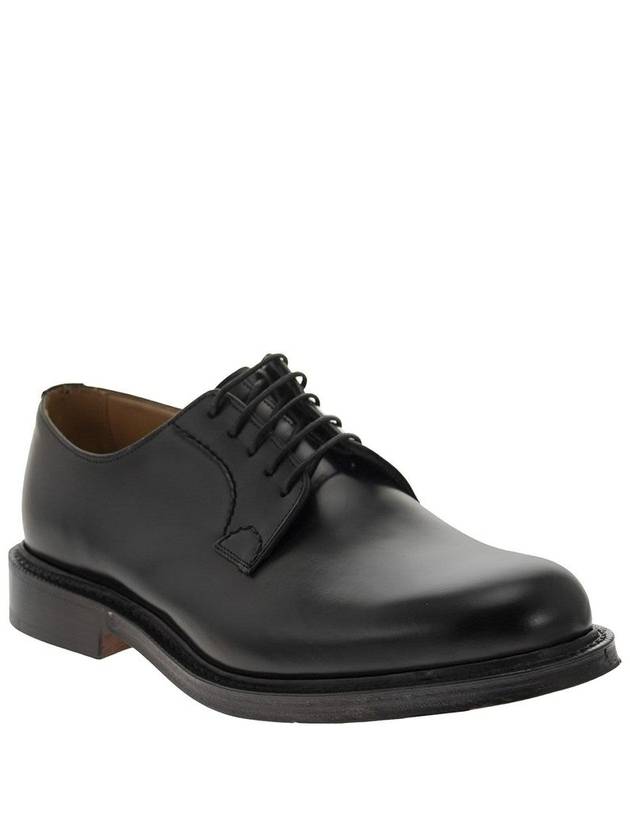 Shannon Leather Lace Up Derby Black - CHURCH'S - BALAAN 3