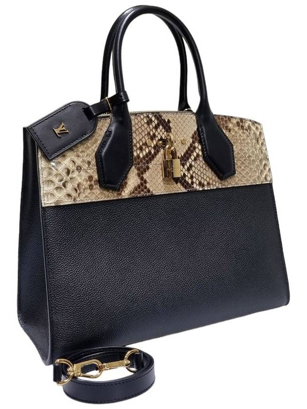 Women s N96235 Python City Steamer MM Tote Bag Strap - LOUIS VUITTON - BALAAN 2