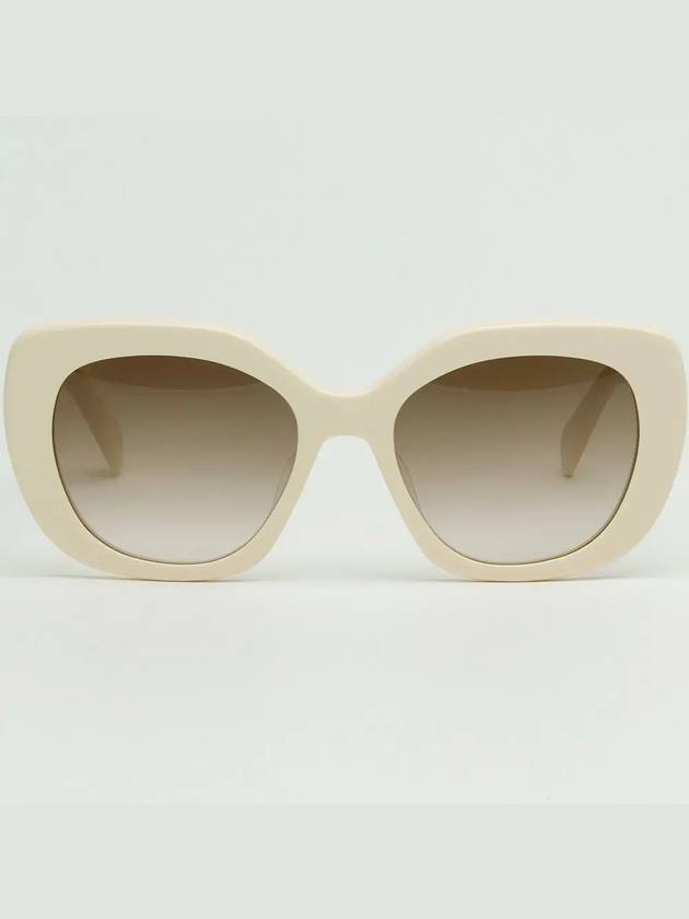 Eyewear Triomphe Square Sunglasses Ivory - CELINE - BALAAN 4