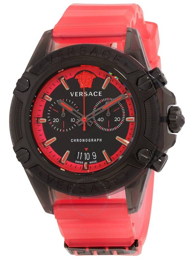 Versace Icon Active Chronograph Quartz Black Dial Men's Watch VEZ700221 - VERSACE - BALAAN 1