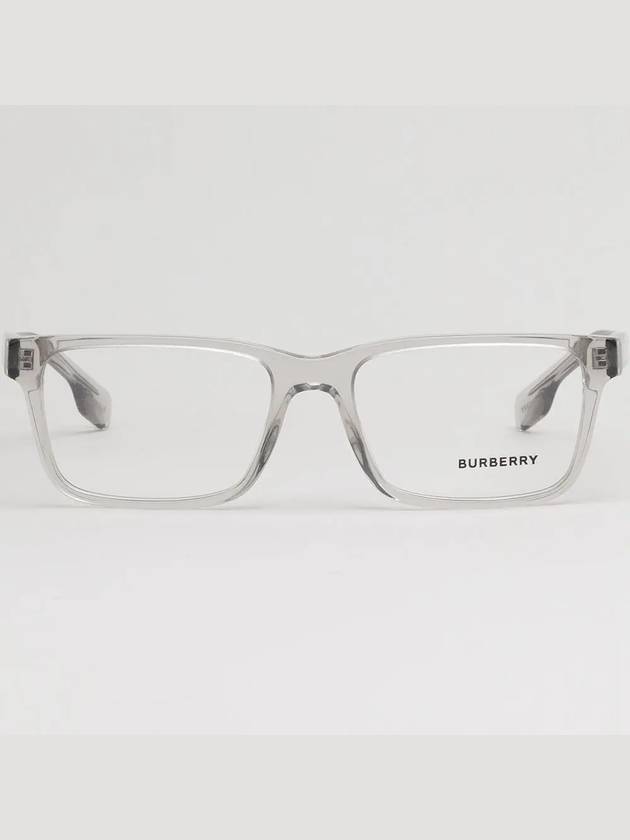 Eyewear Rectangle Eyeglasses Grey - BURBERRY - BALAAN 4