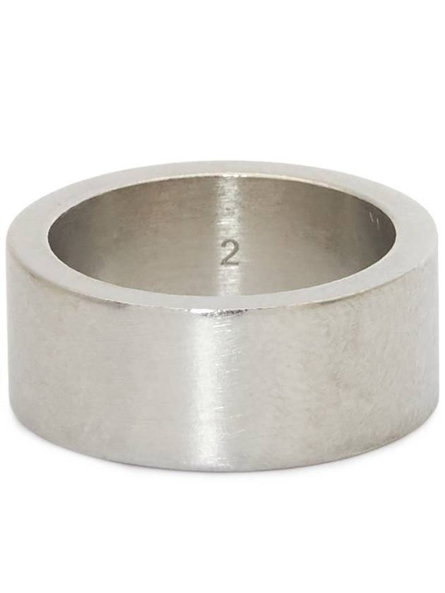 Engraved Logo Ring Silver - MAISON MARGIELA - BALAAN 3