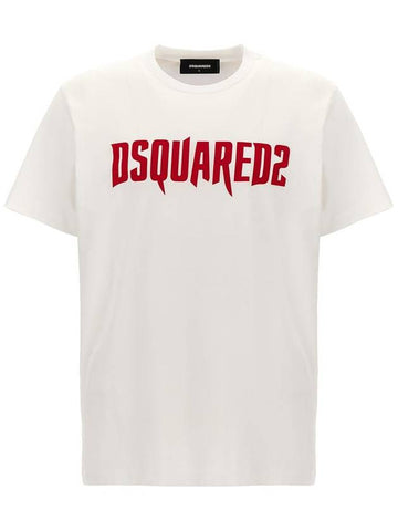 DSQUARED2 Logo Print T-Shirt - DSQUARED2 - BALAAN 1