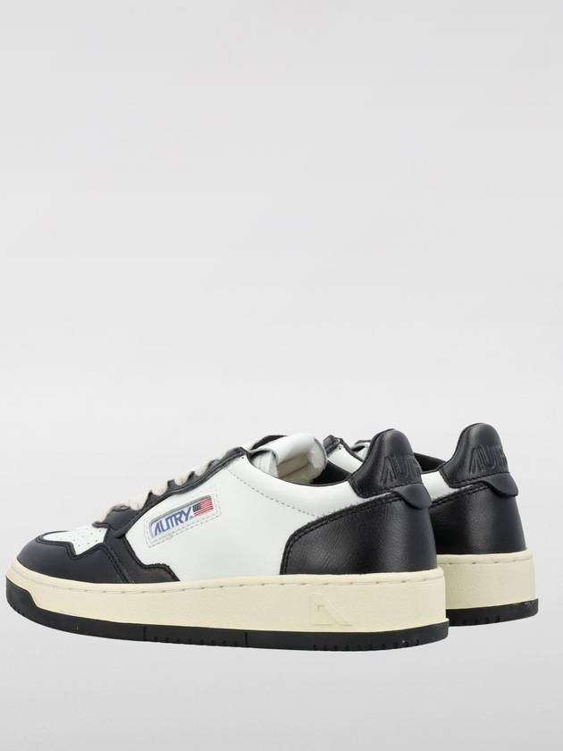 Medalist Leather Low Top Sneakers White Black - AUTRY - BALAAN 5