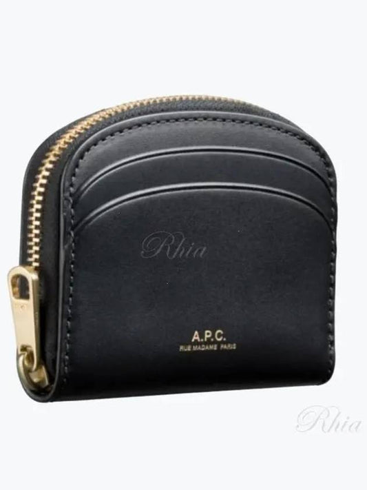 Half Moon Card Coin Wallet Black - A.P.C. - BALAAN 2