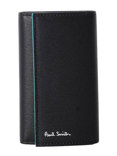 Logo Color Block Key Holder Black - PAUL SMITH - BALAAN 1