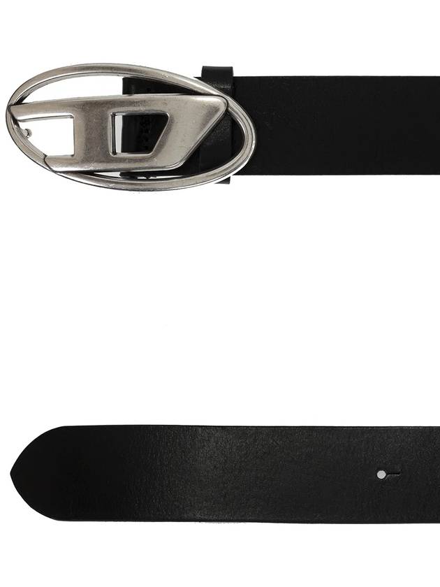 1DR D Buckle Leather Belt Black - DIESEL - BALAAN 4