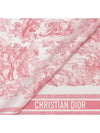 Toile de Jouy Sauvage 90 Square Scarf White Candy Pink - DIOR - BALAAN 7