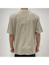 Back Logo Patch Crew Neck Short Sleeve T-Shirt Grey - ACNE STUDIOS - BALAAN 6