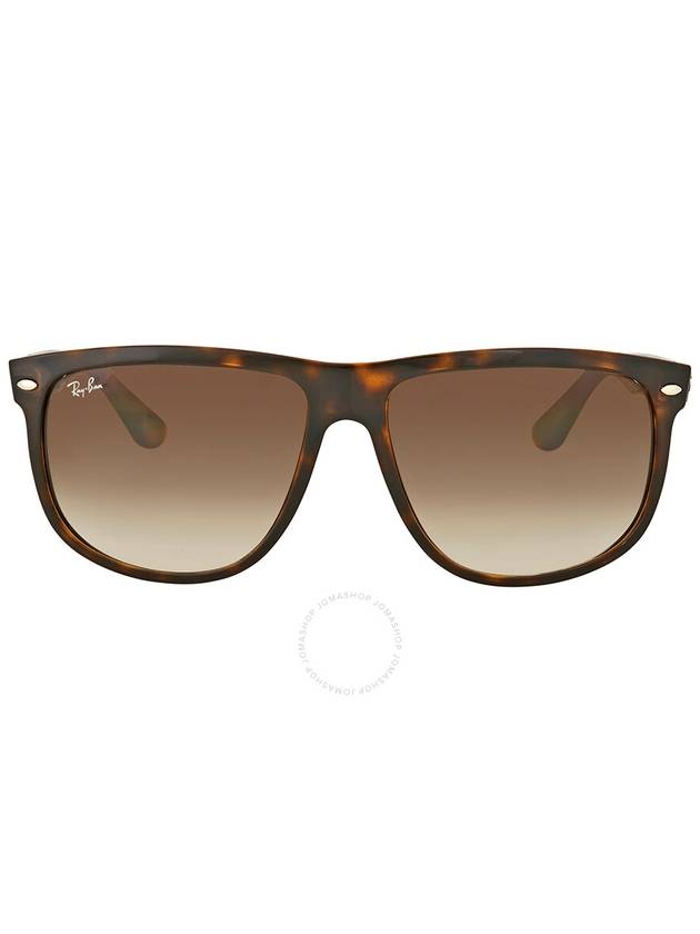 Ray Ban Boyfriend Light Brown Gradient Square Men's Sunglasses RB4147 710/51 60 - RAY-BAN - BALAAN 1