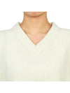 Women's Lambswool Knit Top Ivory - STUDIO NICHOLSON - BALAAN 7