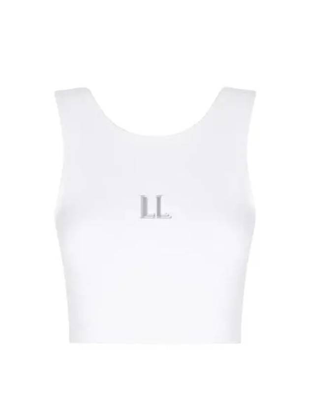 Rafiki Back Logo Golf Sleeveless White - J.LINDEBERG - BALAAN 2