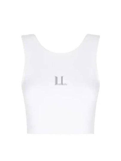 Rafiki Back Logo Golf Sleeveless White - J.LINDEBERG - BALAAN 2