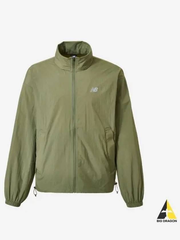 Women s Athletic Windbreaker 49 Khaki - NEW BALANCE - BALAAN 1