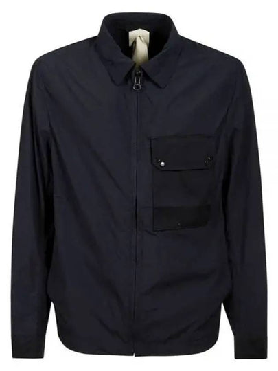 Pocket Zip-Up Mid Layer Jacket Navy - TEN C - BALAAN 2